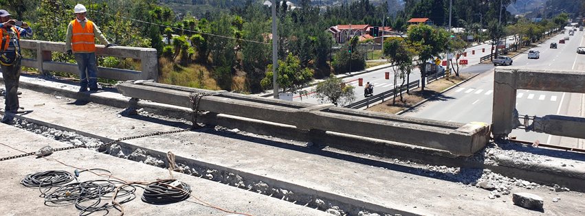 Desmontaje Puente Sixto Durán Ballén